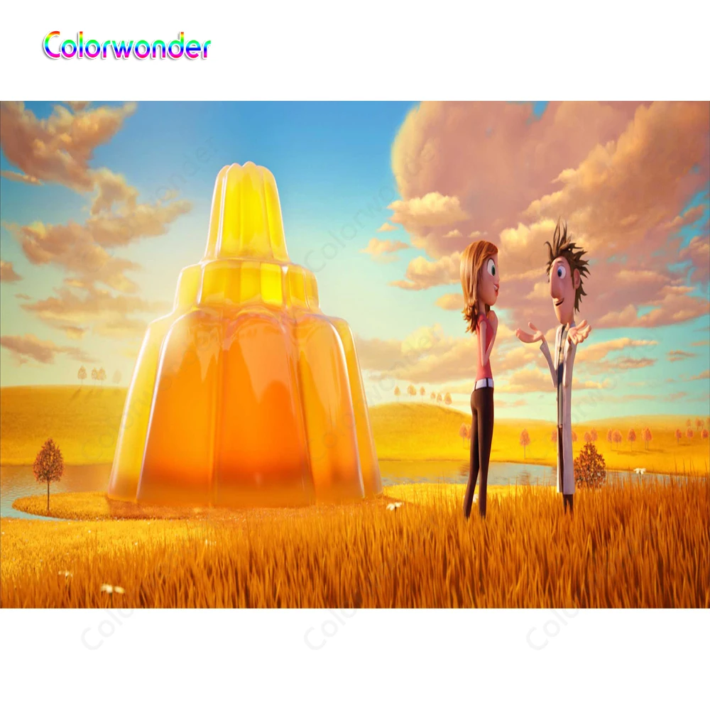 Colorwonder фон для фотосъемки с изображением ученый Флинт Lockwood Сэмом искры 7 х 5 желе