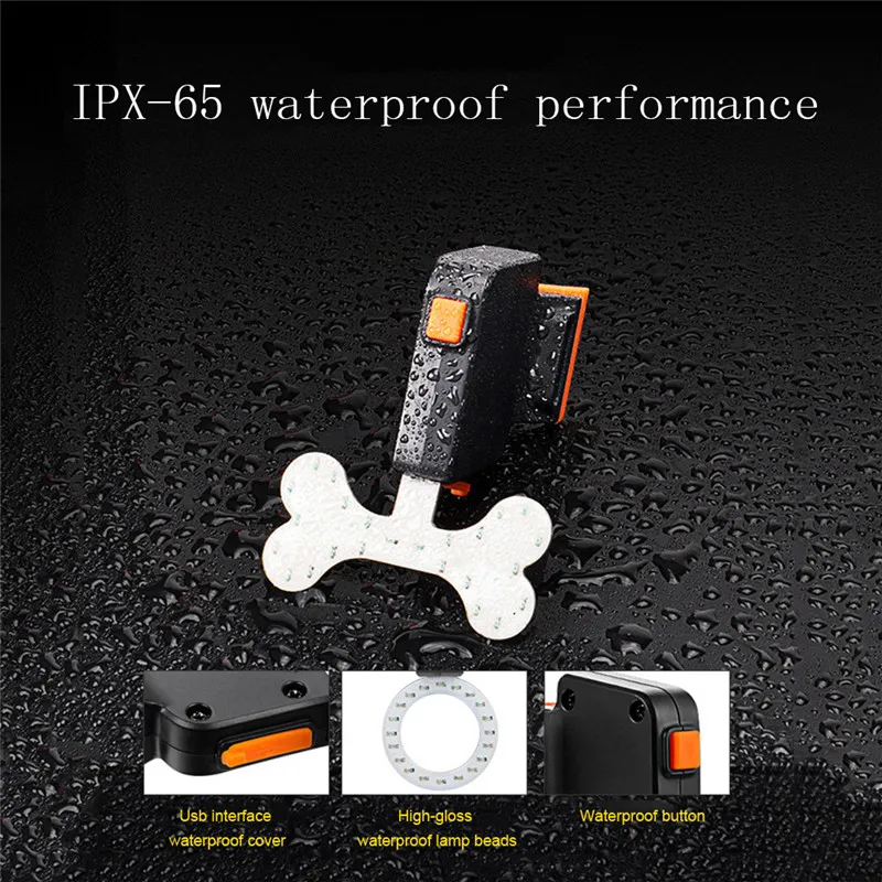 Clearance 1Pcs New Creative Usb Charging Night Riding LED Taillights Mountain Bike Riding Highlight Equipment Bicycle Accessories 5