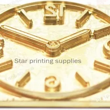 2 шт Горячая печать из фольги медные литеры латунная форма подгонять решений 5x7 см