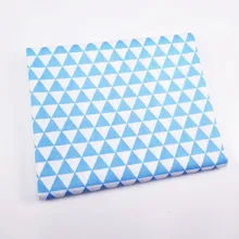 DIY хлопковая ткань для лоскутного шитья Telas Tissus постельные принадлежности текстиль Подушка детская ткань с геометрическим рисунком
