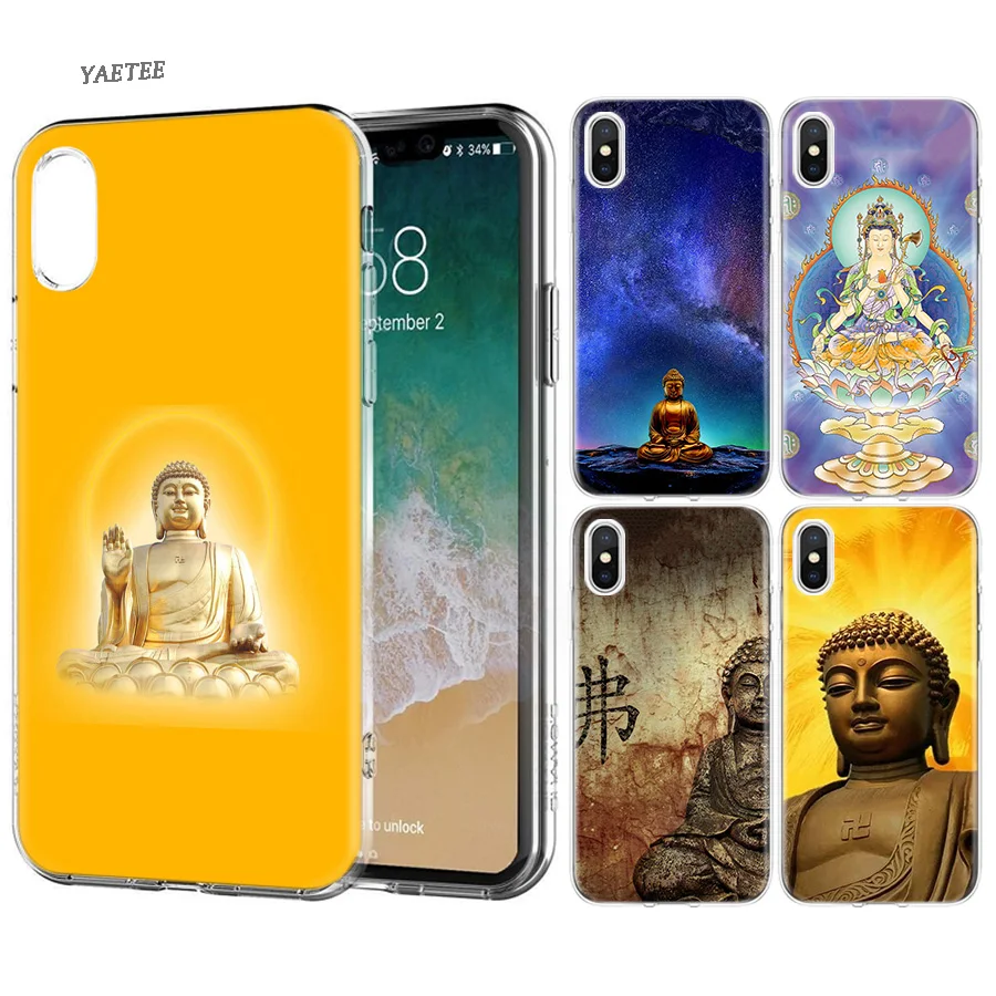 

Religious Buddha Fashion Soft Case For Apple iPhone 6 6S 7 8 Plus X 10 XS MAX XR 5S 5 5C SE Full Protection Cover