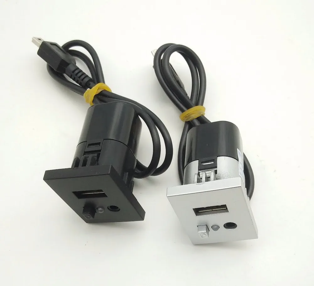 Автомобильные аксессуары SKTOO кнопка Aux Usb интерфейса с мини USB кабелем для Ford Focus Cd