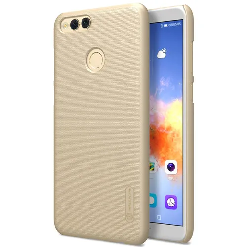 Gold Nillkin для huawei Honor 7X чехол жесткий пластик задняя крышка для huawei Honor 7X матовый чехол противоударный защитный щит - Цвет: Gold