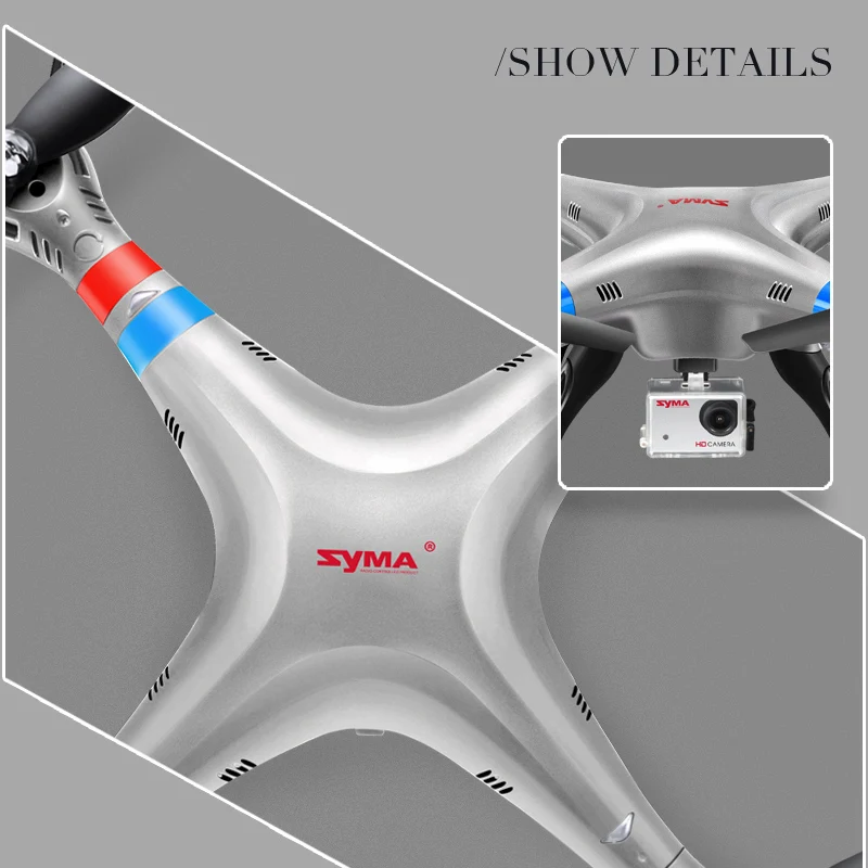 Syma X8C X8W 2.4 г 4CH 6 ось профессиональный FPV нло беспилотный квадрокоптер с 2MP HD камера wi-fi в режиме реального времени передавать вертолет