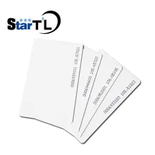 TK4100/EM4100 пустой EM ID карты тонкий ПВХ RFID 125 кГц Smart для карты доступа Управление время посещаемости