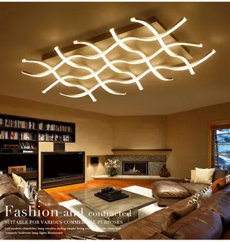

Rectangle acrylic modern led ceiling lights for living room bedroom lamparas de techo colgante square led ceiling lamp fixture