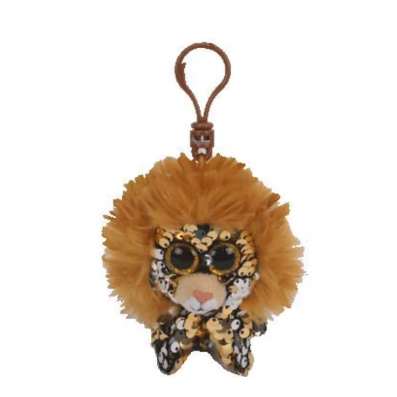 

Ty Beanie Boos FLIPPABLE Regal Sequin 3" Clip Lion Owl Cat Plush Regular Soft Stuffed Animal Dog Collection Doll Toy