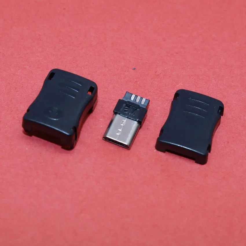 ChengHaoRan 1 комплект 3 в 5Pin T порт штекер Micro USB разъем + пластиковая крышка для DIY MA-006 |