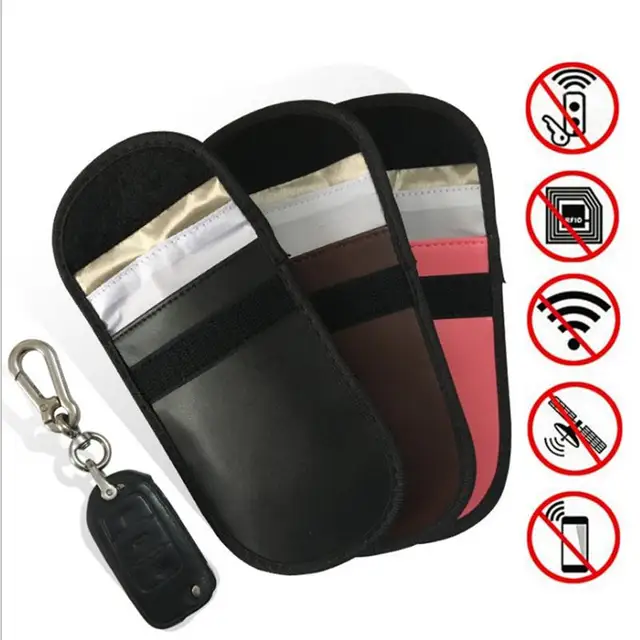 Us 3 62 21 Off Rf Rfid Signal Blocking Bag Cover Blocker Case Faraday Cage Pouch For Keyless Car Keys Radiation Protection Cell Phone In Key