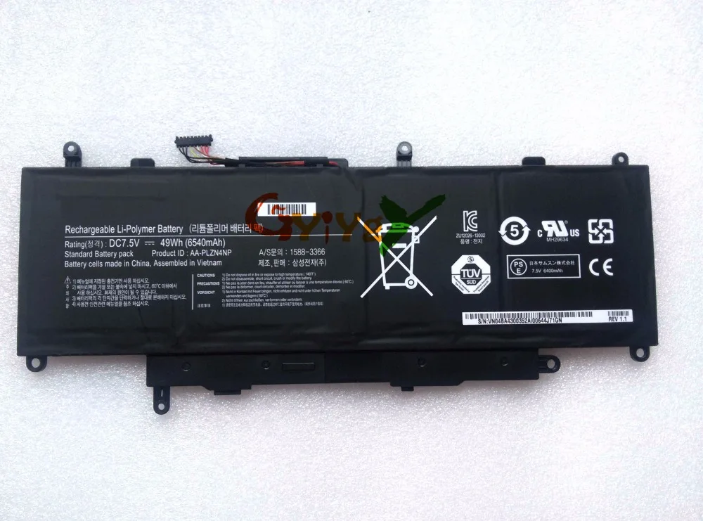 49Wh AA PLZN4NP батарея для SAMSUNG ATIV XE700T1C XQ700T1C|Аккумуляторы ноутбуков| |