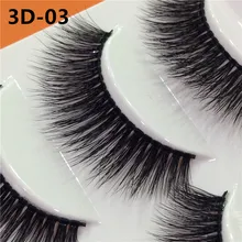 5 пар 3D ручной ресницы натуральные длинный толстый ежедневно Макияж толстый крест ресницы