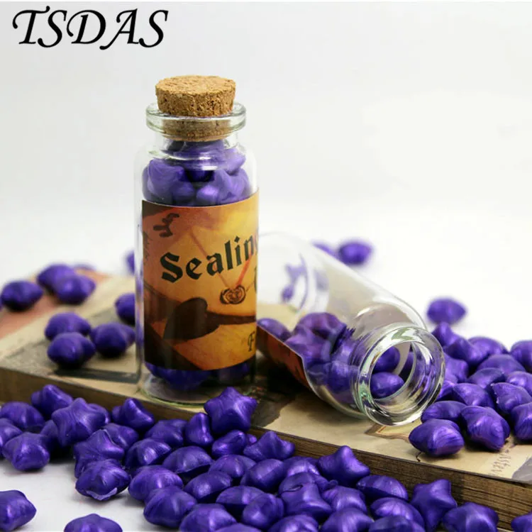 Creative Retro Purple Color Sealing Wax in Bulk Granule Wax Stamp