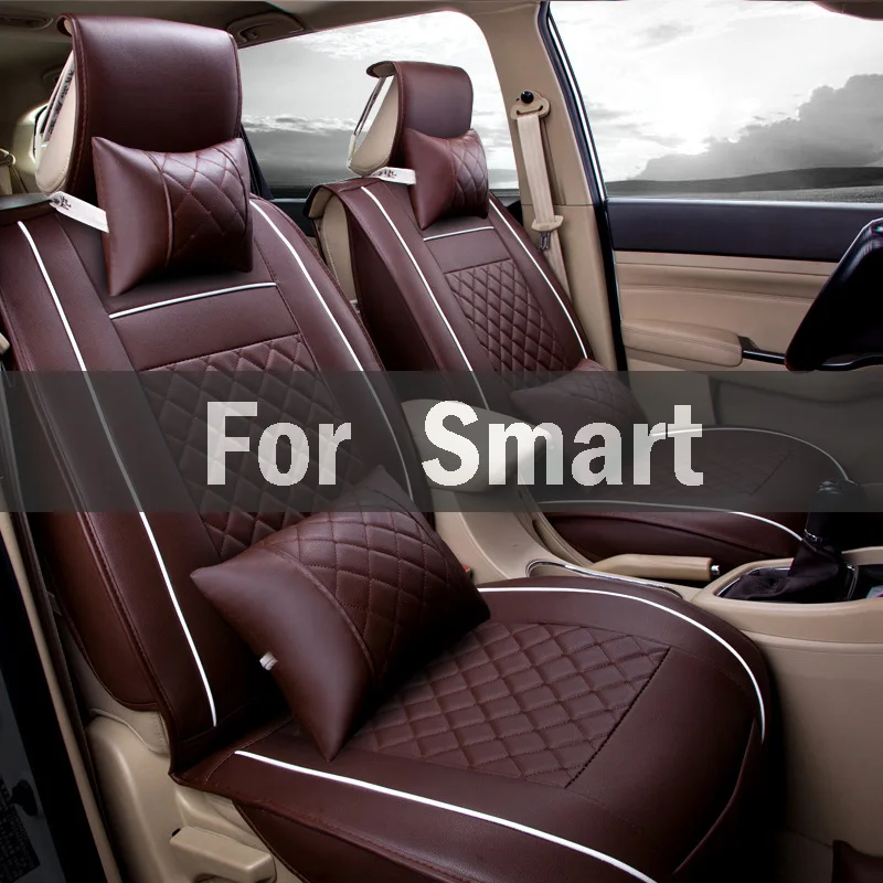 Non Slide Not Moves Seat Pu Leather Universal Car Seat Covers All Models Car Place Styling For Smart Forfour Fortwo Roadster Non Slide Not Moves Seat Pu Leather Universal Car Seat Covers All Models Car Place Styling For Smart Forfour Fortwo Roadster