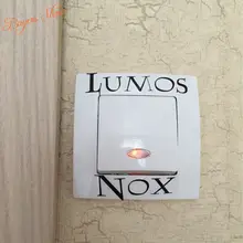 3 pcs/set Lumos Nox Light Switch Vinyl Sticker Creative Switch Harry Potter Decals For Home Decoration