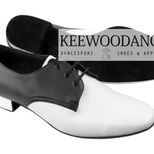 KEEWOO dance/Новые черные и белые кожаные качественные мужские танцевальные туфли для латиноамериканских бальных танцев; обувь для танцев; вечерние туфли; свадебные туфли