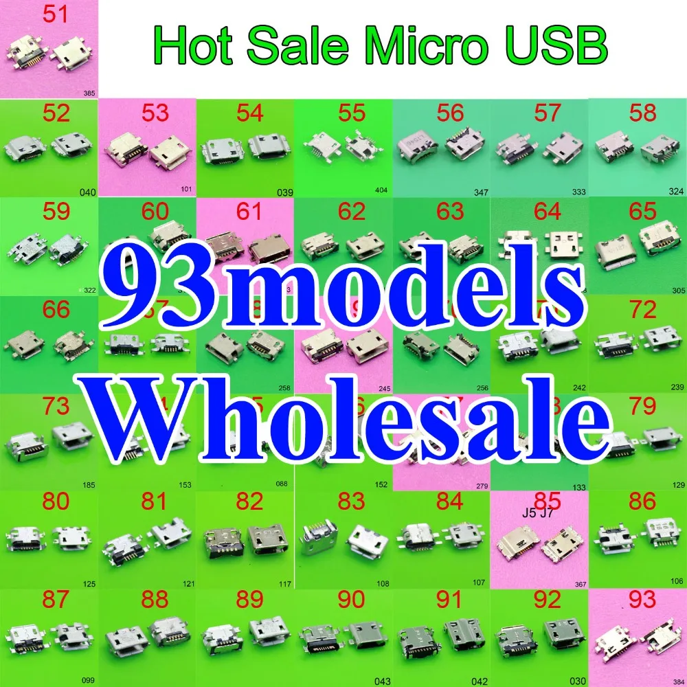 cltgxdd 93 model Charging Connector micro usb jack for Samsung ASUS SONY HP HTC ZTE Huawei Xiaomi Redmi Lenovo OPPO Meizu etc.