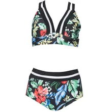 OSTRICH новые женские сексуальные раздельные цветные принты из двух частей пуш-ап Пляжная одежда удобные модные колготки