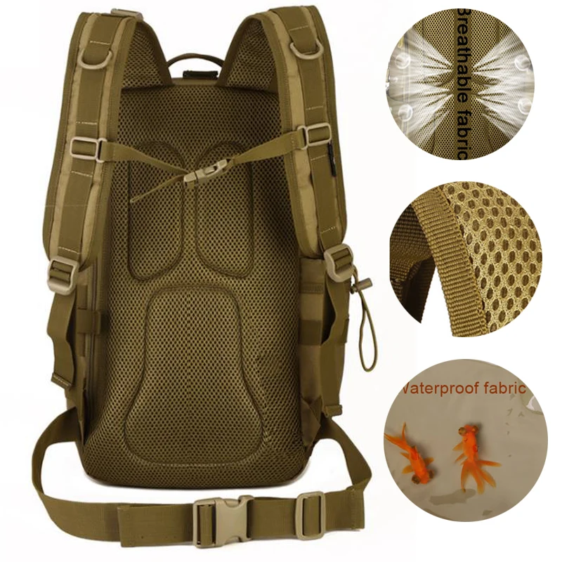  Men Outdoor 3P Tactical Backpack 900D Waterproof Army Shoulder Military hunting camping Women Multi