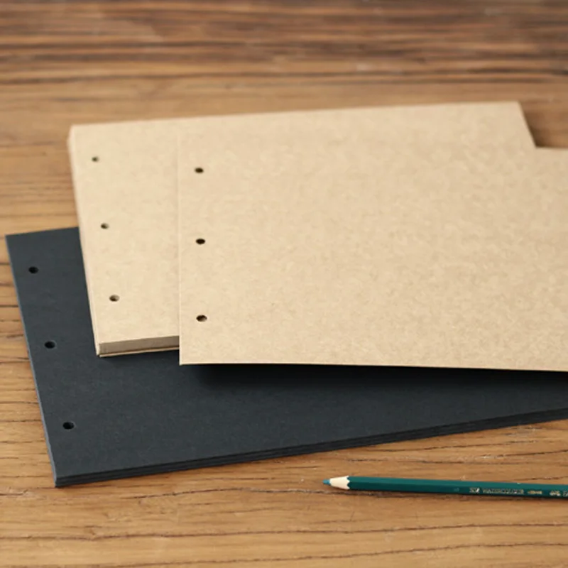 

Extra Sheets DIY Photo Album A4 Scrapbook Paper Crafts Inner Sheets Black Card Handmade Inside Pages