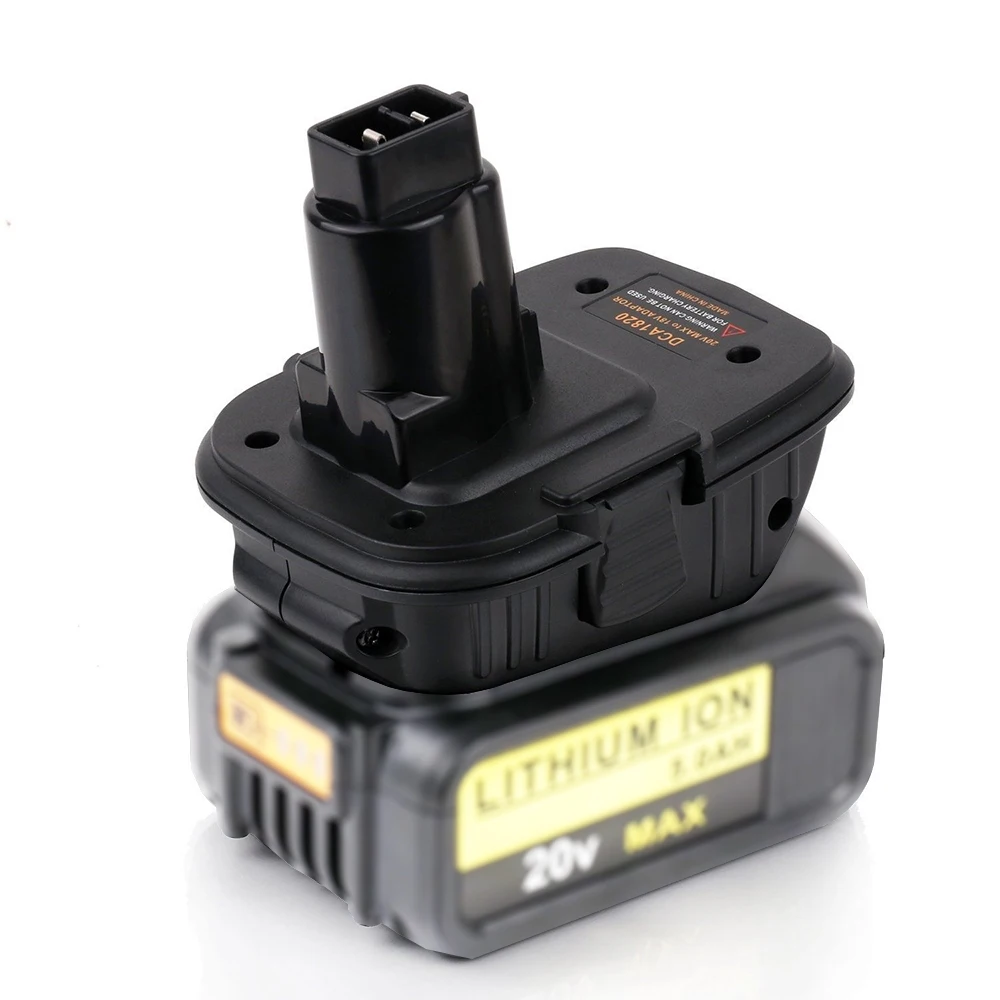 For Dewalt DCA1820 Adapter 18V-20V Converter+DCB200 DCB205 4.0AH LIION BATTERY