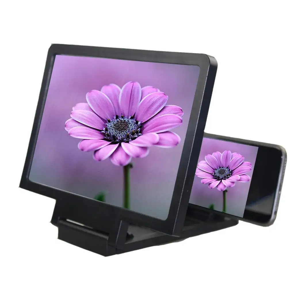 Foldable Screen Magnifier Phone Holder 3D Home Office etc High Solid Cell Definition Movie Video Amplifier | Мобильные телефоны и