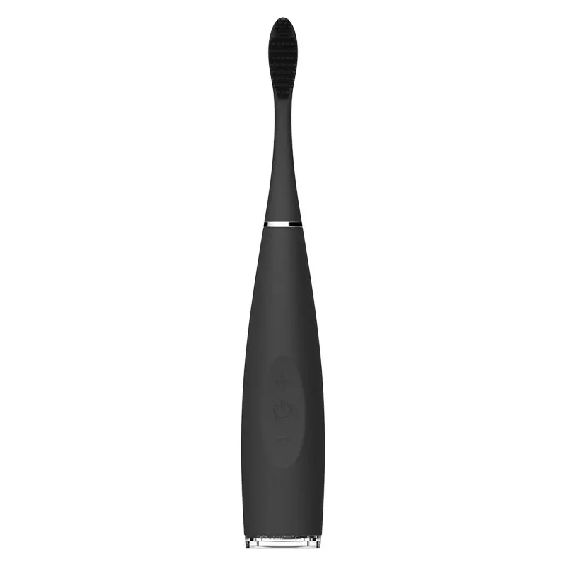 Sonic Electric Toothbrush USB Rechargeable Teeth Care Deep Cleaning Whitening Massage Waterproof Vibration Ultrasonic Brush - Цвет: black