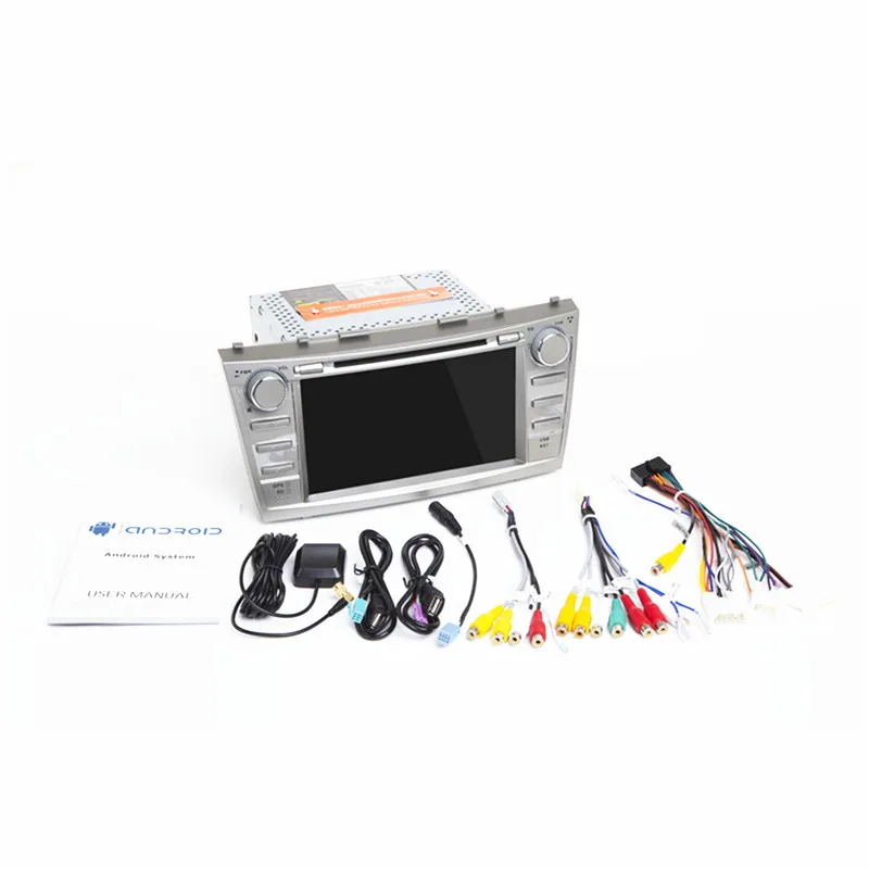 Cheap car radio DVD GPS Android 7.1.2 for toyotaa camry (2007-2011)camary/Aurion+gps navi navigation+radio+audio+stereo car styling 4G 5