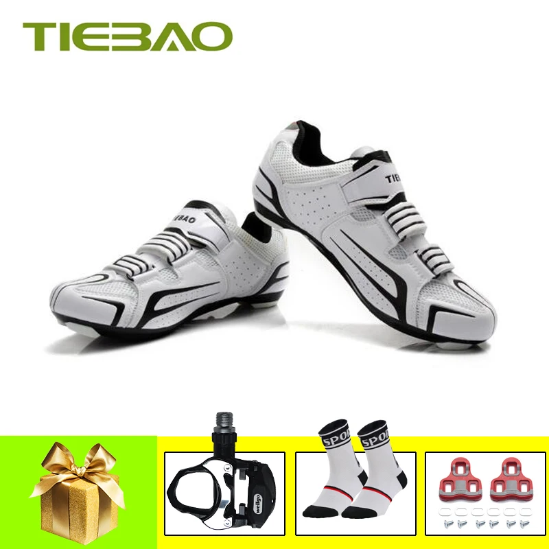 Tiebao/Обувь для велоспорта; sapatilha ciclismo; самозакрывающиеся дышащие дорожные кроссовки для мужчин и женщин; zapatillas ciclismo carretera