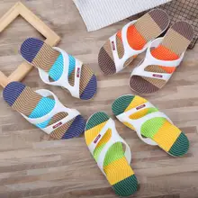 SMTZZJ/ распродажа; Роскошные модные летние пляжные вьетнамки; разноцветная Мужская обувь для ванной; мужские шлепанцы; домашняя одежда; сандалии