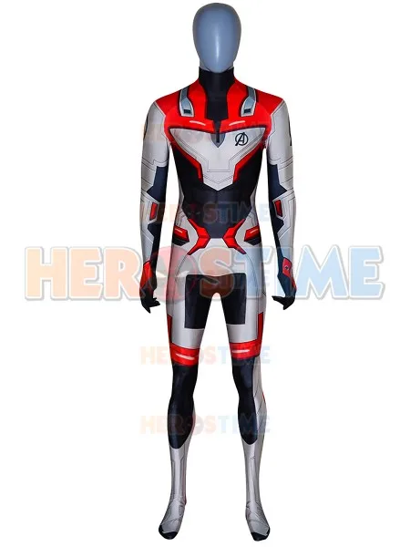 2019 New Avengers Endgame Quantum Realm Cosplay Costume Printed Superhero Zentai Bodysuit Suit Jumpsuits Can custom made