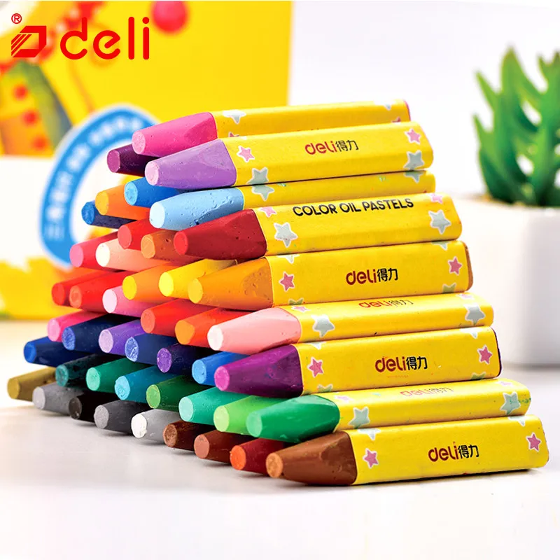 Deli восковый карандаш для детской масляной живописи конфетная цветная масляная