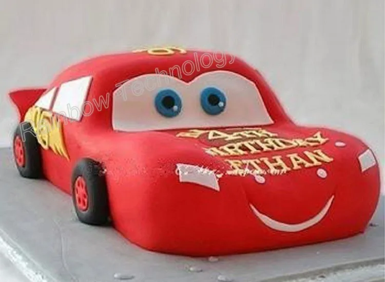 Mcqueen Car Cake Form Tool 3d Car Pan Aluminium Baking Mold Fondant