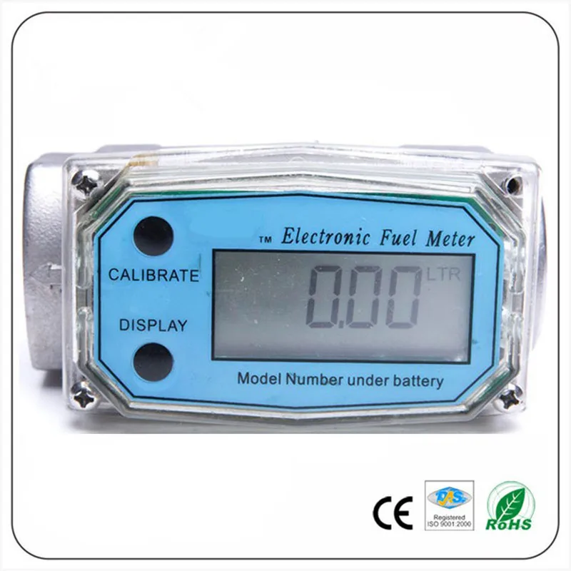 

Digital Turbine Flow Meter petrol fuel gauge caudalimetro Flowmeter plomeria Pumping flow indicator sensor Counter DN25 G1.0