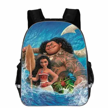 

New Arrival Princess Moana Printed Backpack School Bags for Boys Girls Children Travel Students Bag Casual Backbags