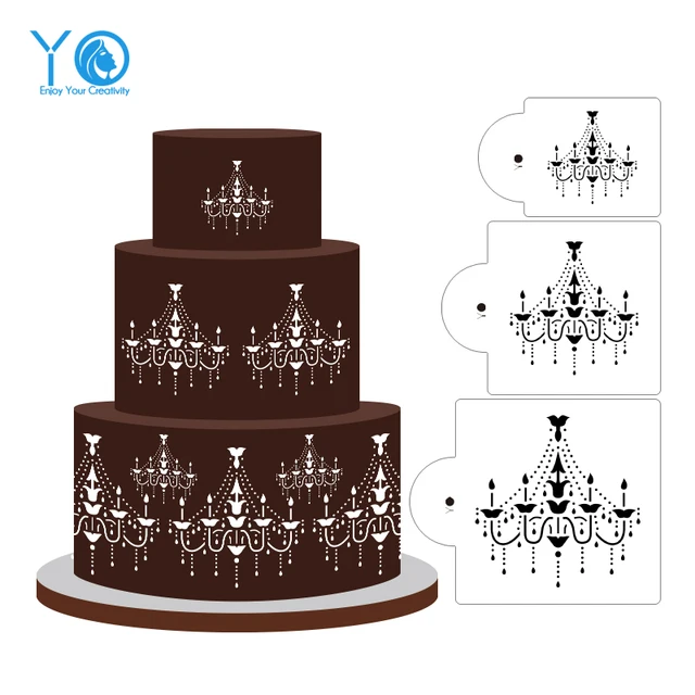 Chandelier Cake Stencil Chandelier Cake Stencil
