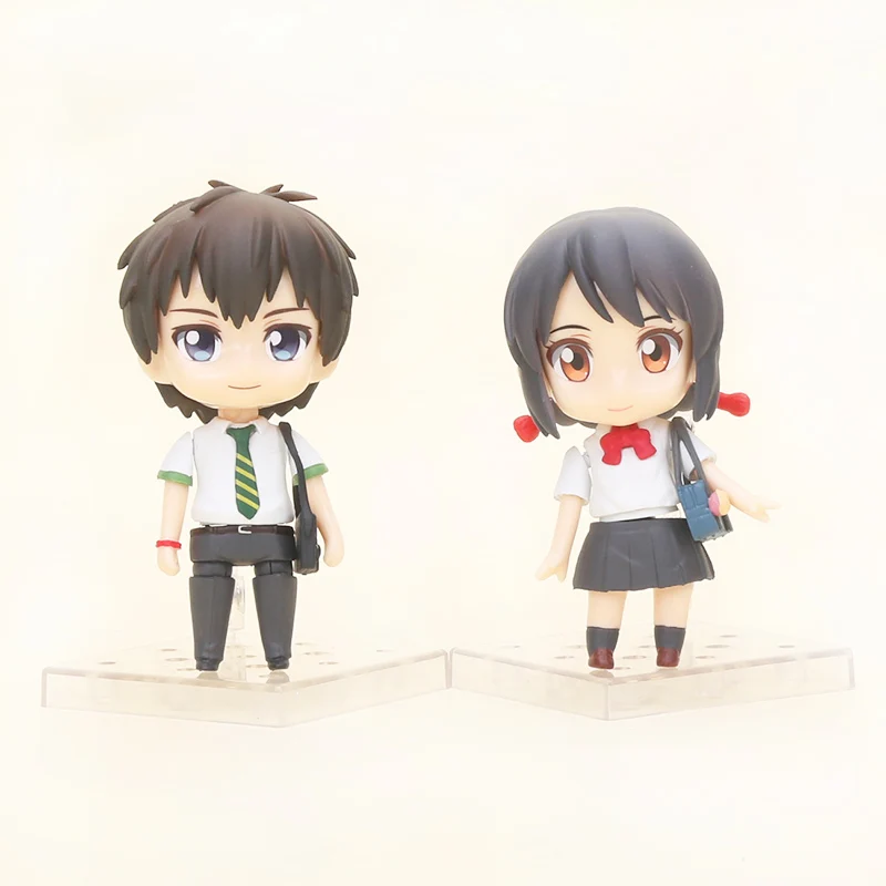 

Japanese Anime Brinquedos Your Name Action Figure Model Toys Tachibana Taki Miyamizu Mitsuha Figures PVC Model Dolls toy