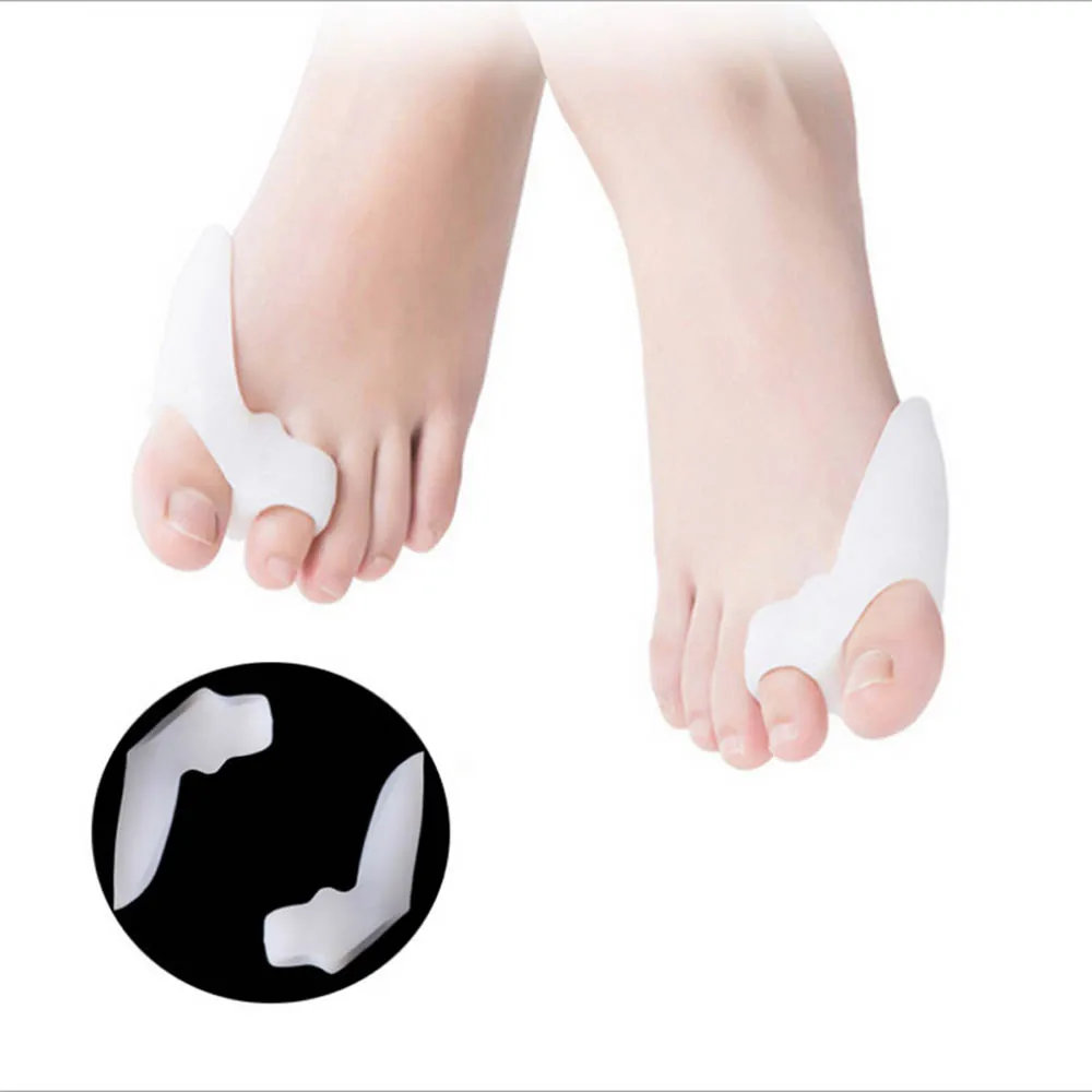 

Hot Toe Seperating Gel Pedicure Shield Toe Separators Stretchers Bunion Protector Straightener Corrector Foot Care Hallux Valgus