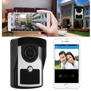 

WiFi Smart Video Doorphone HD IP Camera Wireless Video Intercom System Waterproof for Iphone Android APP Mobile Doorbell