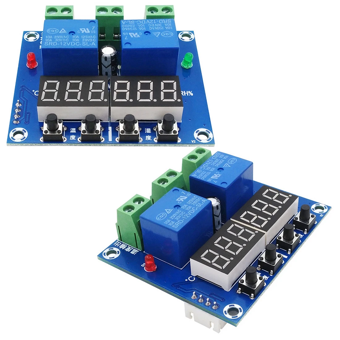Термостат Температура Влажность управление термометр контроллер гигрометра модуль DC 12 В светодио дный в светодиодный цифровой дисплей