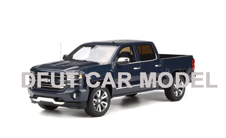 Игрушечный автомобиль из 1:18 сплава Silverado модель автомобиля Детские игрушечные машинки оригинальные авторизованные Аутентичные детские игрушки