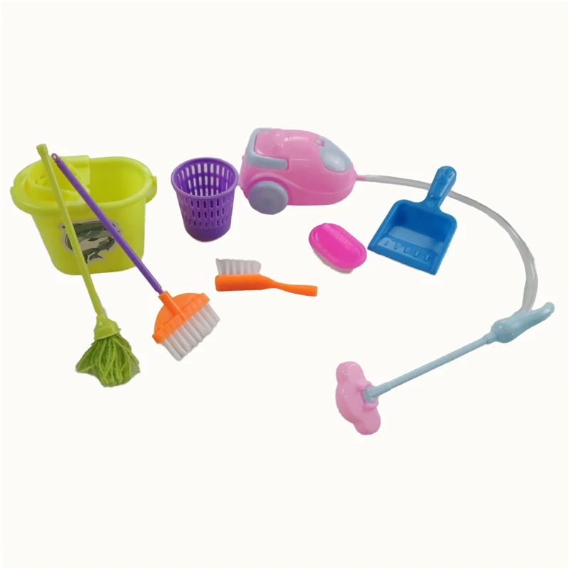 barbie cleaning set