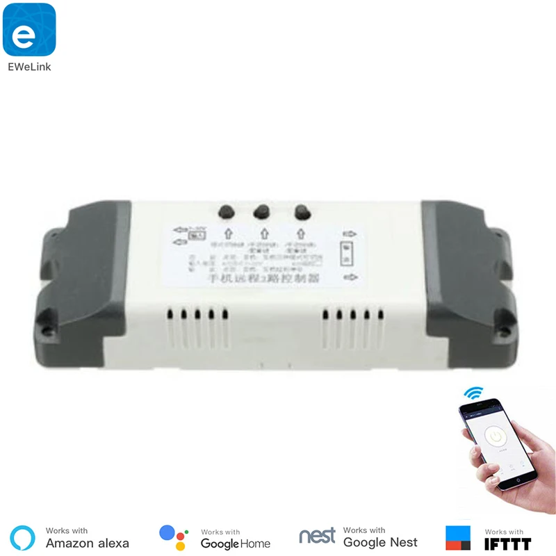 Alexa Echo совместимый eWeLink WiFi 2 channal реле умный дом автоматизация wifi модуль 220 В переключатель двигателя вторичная разработка