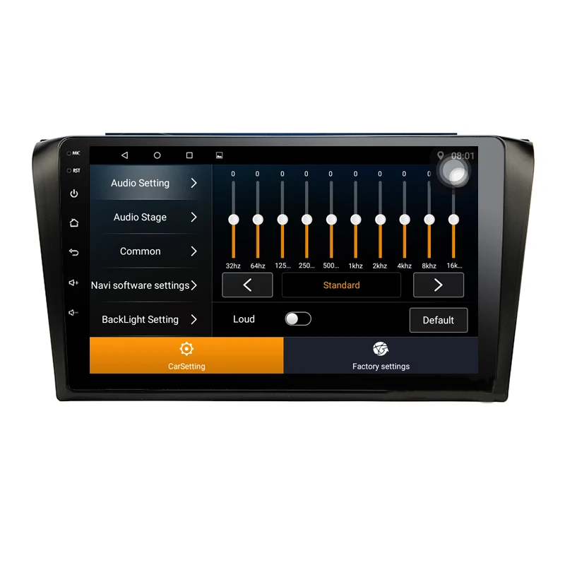 Clearance Quad Core Android 9.1 1G RAM Car Radio for Old Mazda 3 Mazda3 2006 2007 2008 2009 with GPS Navigation steering wheel Free map 3