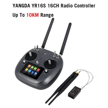

16CH 2.4GHz RC controller Transmitter and Receiver For Rc Airplane 10KM datalink and radiolink transmitting
