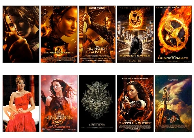 Aliexpress buy 10 pcs lot the hunger games series movie poster 