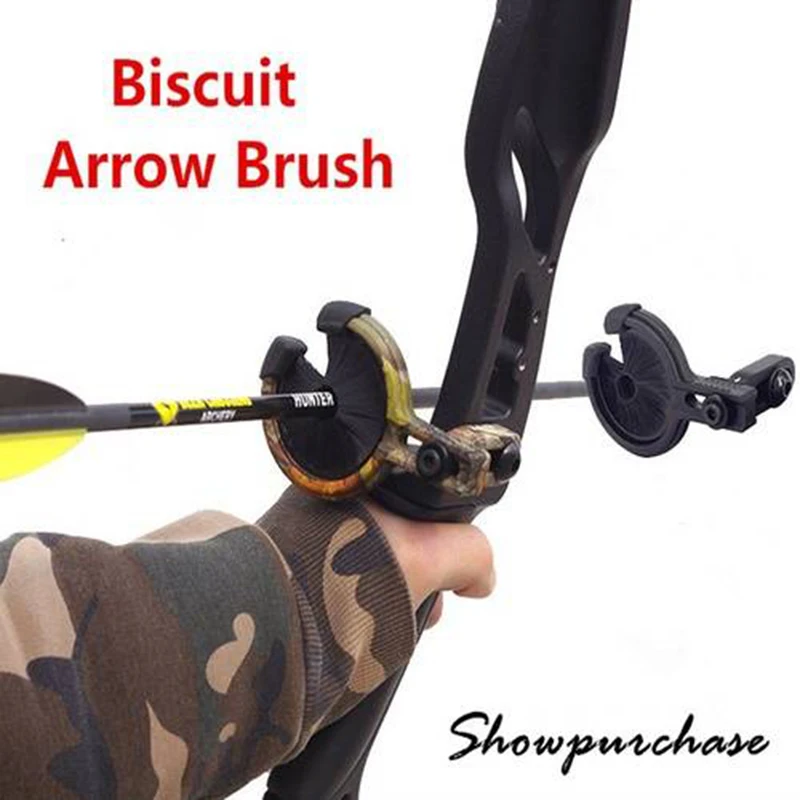 Archery Drop Away Biscuit Arrow Compound Bow Rest Left Right Hand Brush