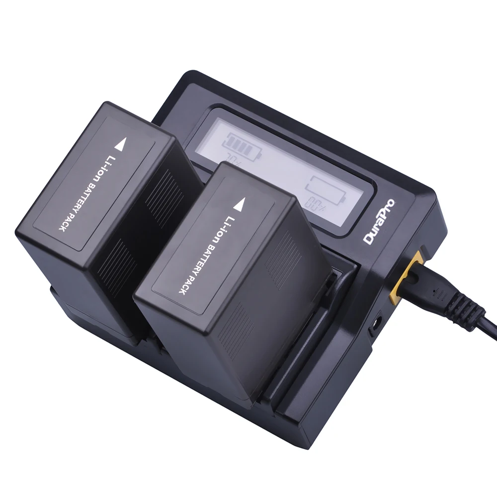 Аккумулятор для камеры DuraPro VW-VBG6 VW VBG6+ ЖК-зарядное устройство для Panasonic AG-HMC71 HMC73 HMC-150 HMC151E HMC153MC AC130 AC160