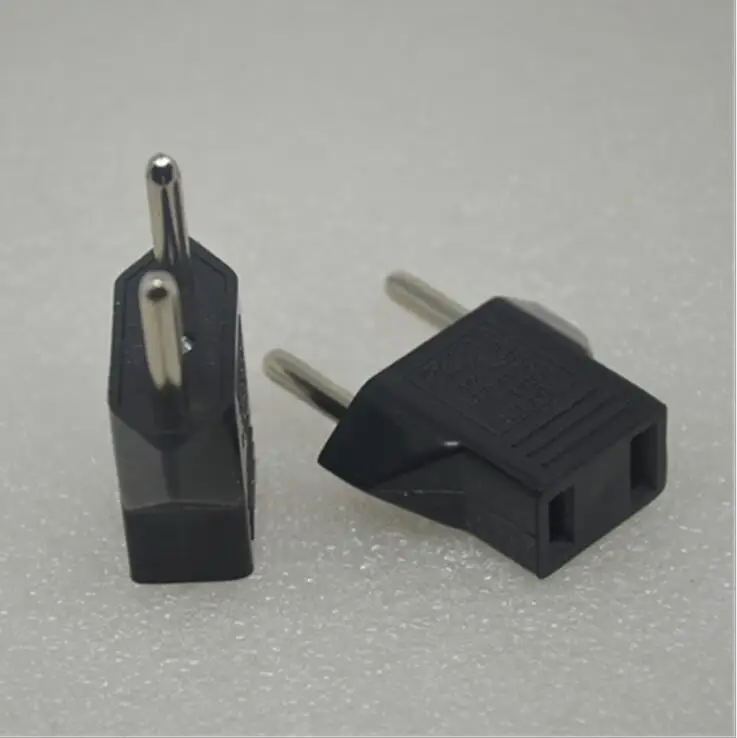 

US Jack to EU Plug Outlet Travel Charger Power Socket Adapter USA To Europe European Regulation Charging Converter Plug