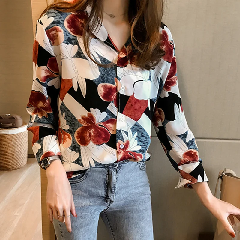 Women's Shirt Fashion Woman Blouses 2018 Long Sleeve Shirt Women Polka Dot Shirts Casual Ladies Tops Print Blouse Plus Size 4XL Women's Shirt Fashion Woman Blouses 2018 Long Sleeve Shirt Women Polka Dot Shirts Casual Ladies Tops Print Blouse Plus Size 4XL