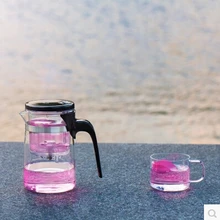 KAMJOVE чайная чашка, чай горшок жаростойкий чайник с чашками стеклянный чайный набор стеклянная чашка 500 мл